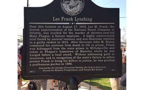 leo frank grave|where was leo frank hung.